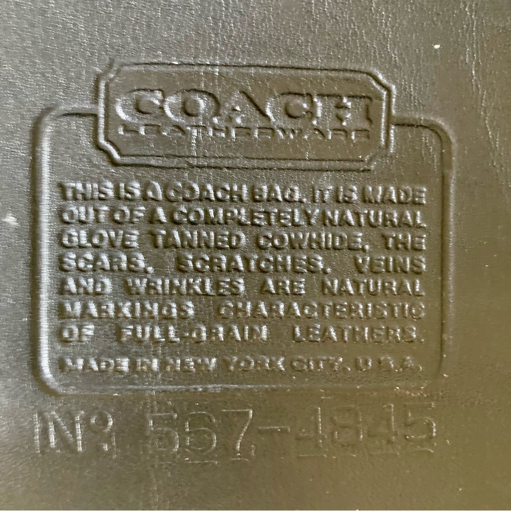 Coach Black and Leather messenger bag - Picture 3 of 6